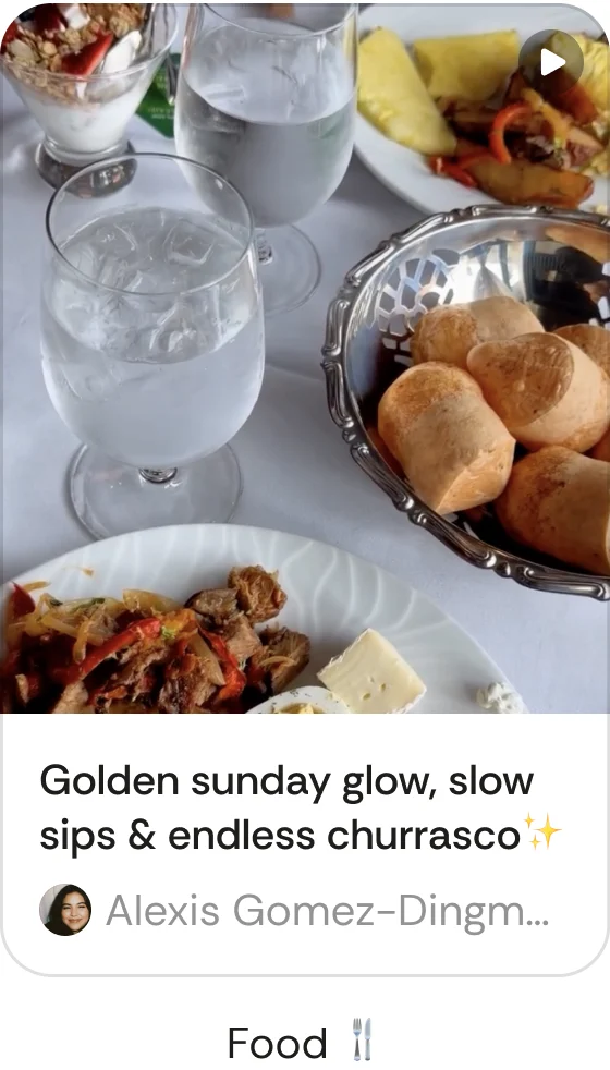 A Gist post — Food