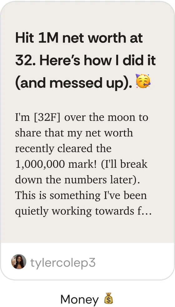 A Gist post — Money