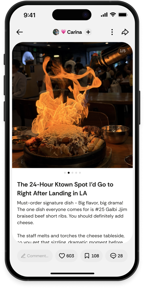 The  app — Get real